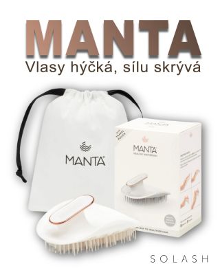✨ MANTA® – kartáč ✨ Revoluční MANTA® Hairbrush, navržený britským stylistou Timem Binningtonem, jemně klouže vlasy bez...