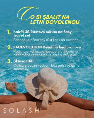 ☀️ Cestujete nalehko, ale chytře! Máme pro vás 3 osvědčené produkty, které vám na dovolené nesmí chybět: 🧳 odličovací PAD...